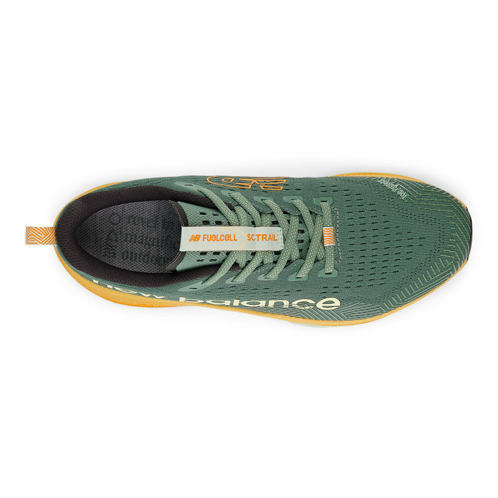 New Balance FuelCell SuperComp Men's Trail Running Shoes - Dark Juniper/Dried Apricot/Calcium