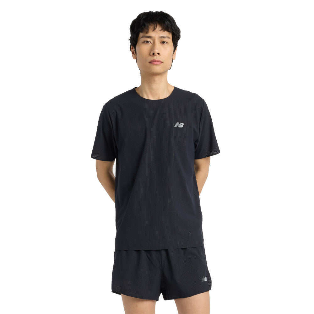 New Balance Men's Race Day Ultra Light T-Shirt - Black