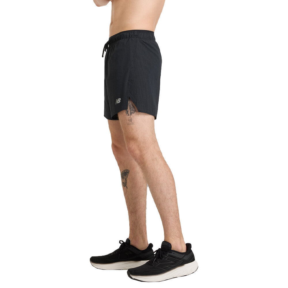 New Balance RC Seamless Ultra Light 5 Inch Split Men's Running Shorts - Black