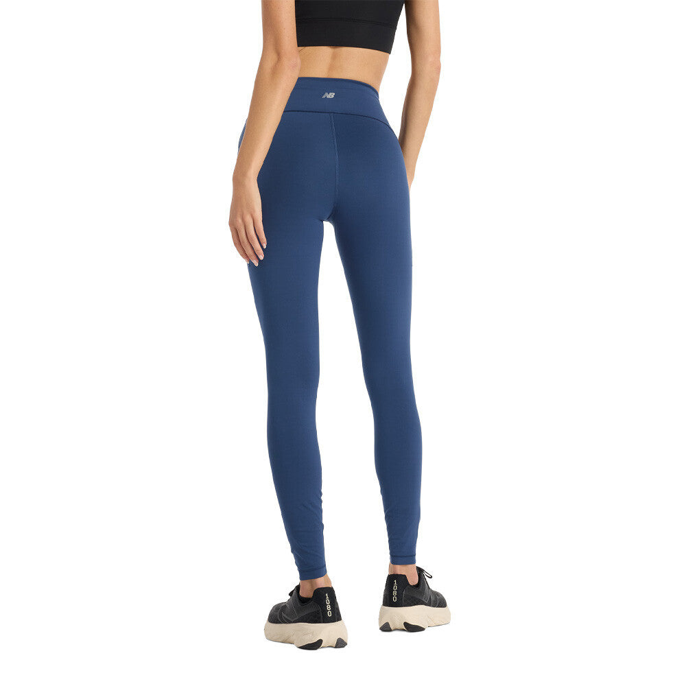 New Balance Sleek Pocket High Rise 27' Women's Tights - Navy