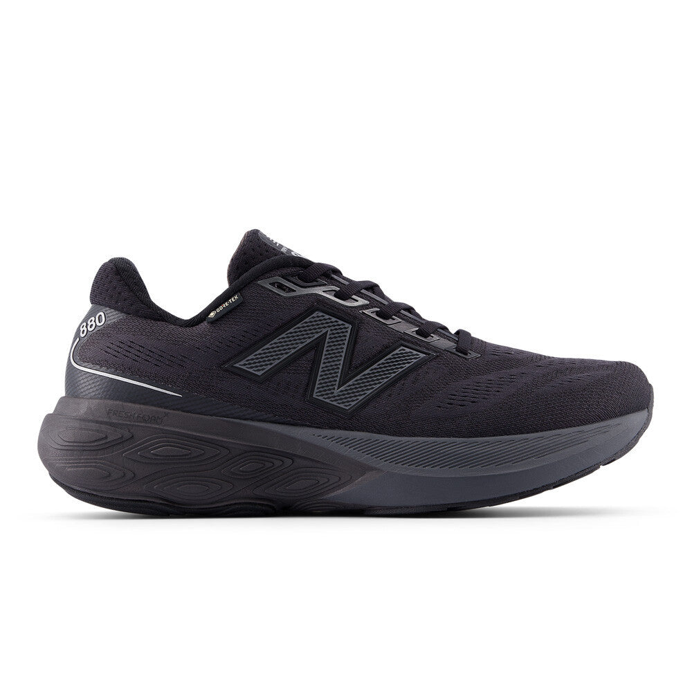New Balance Fresh Foam X 880v15 GORE-TEX Men's Running Shoes - Black/Castlerock/Silver Metallic