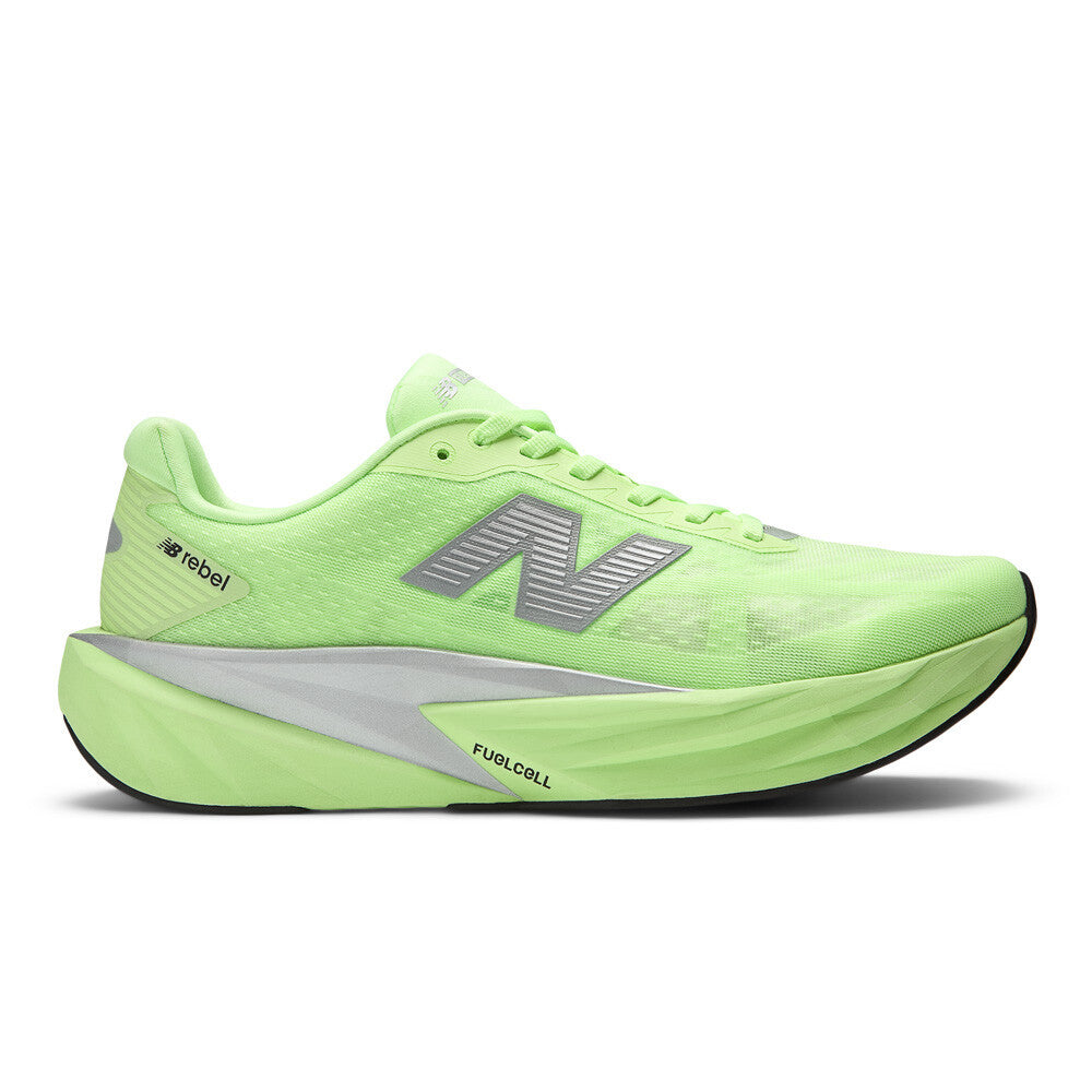 New Balance FuelCell Rebel v5 Men's Running Shoes - Mint Flash/Lab Green/Silver Metallic