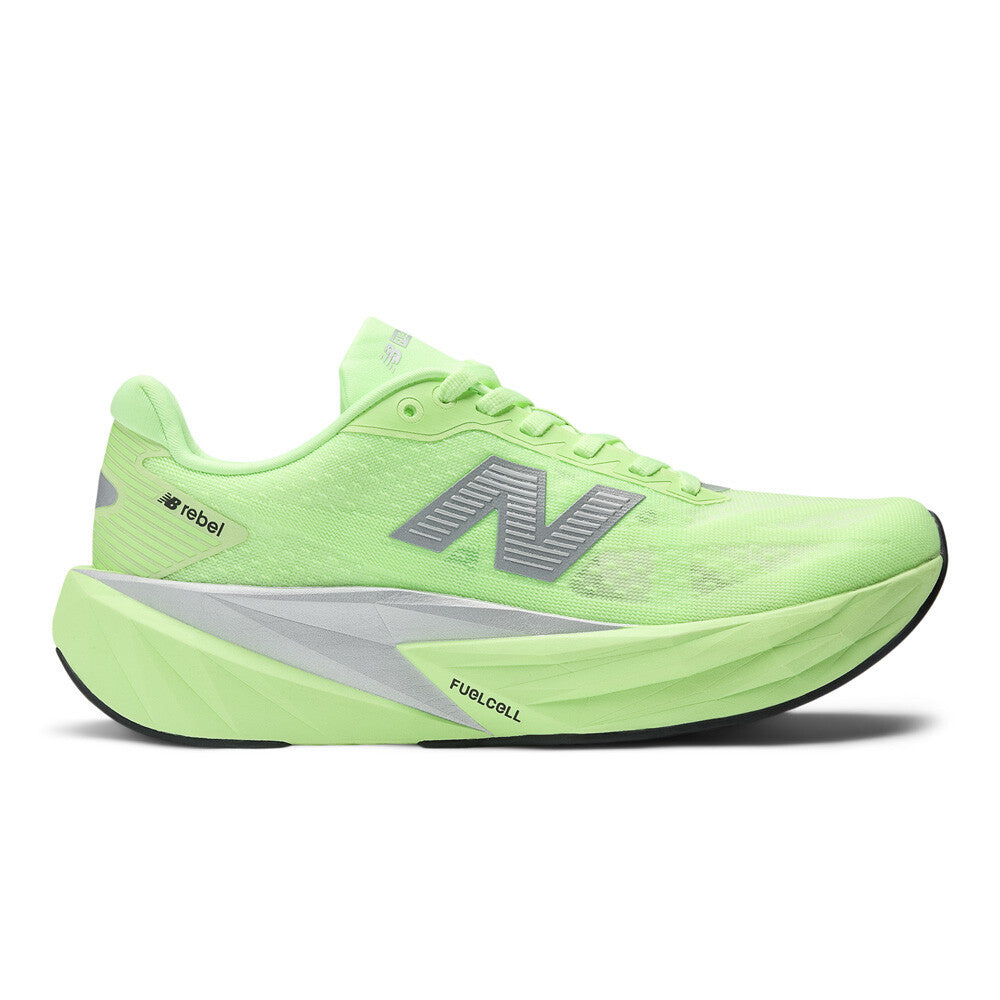 New Balance FuelCell Rebel v5 Women's Running Shoes - Lab Green/Silver Metallic/White