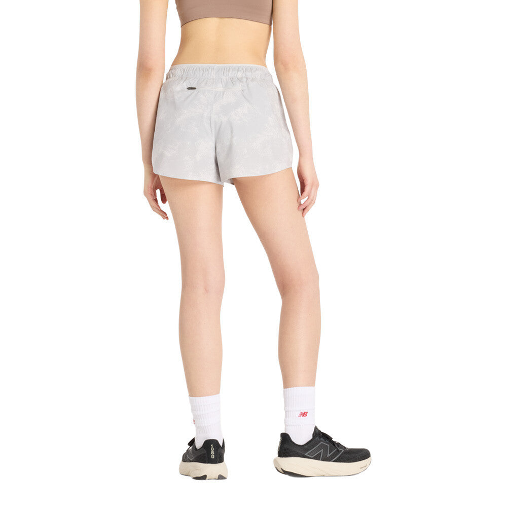 New Balance RC Printed 3 Inch Women's Running Shorts - Grey