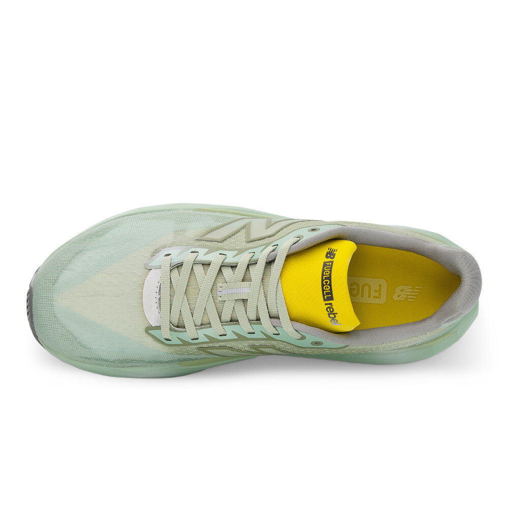 New Balance FuelCell Rebel v5 Men's Running Shoes - Garter Snake/Mosaic Green/Ginger Lemon
