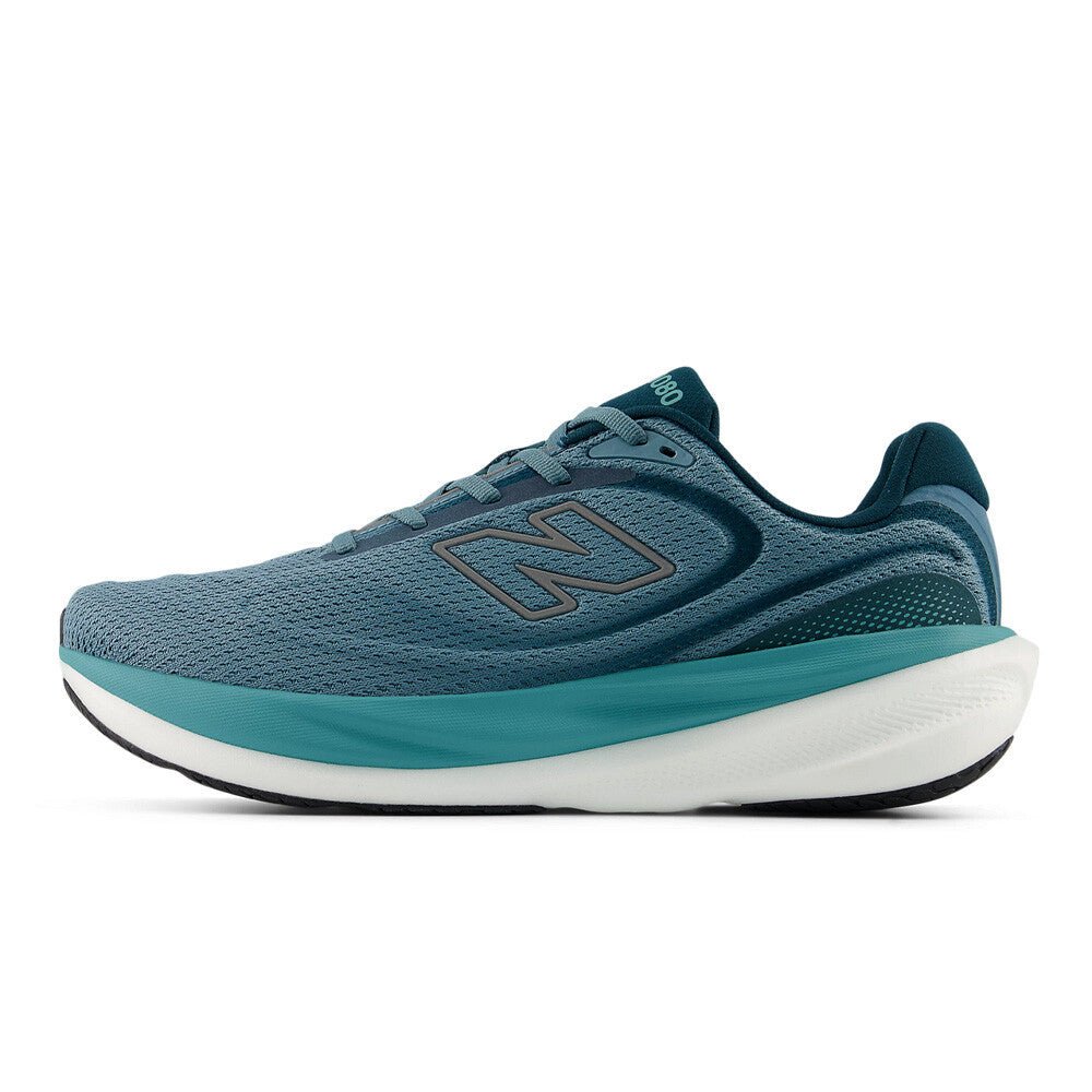 New Balance 1080v15 Men's Running Shoes - Medusa Green/Dark Metallic Silver/Salt Water