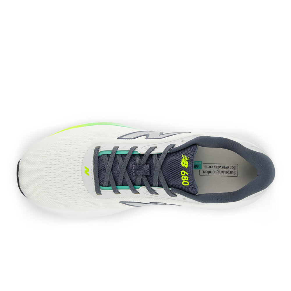 New Balance Fresh Foam 680v9 Men's Running Shoes - Reflection/Grey Matter/Alkaline Green