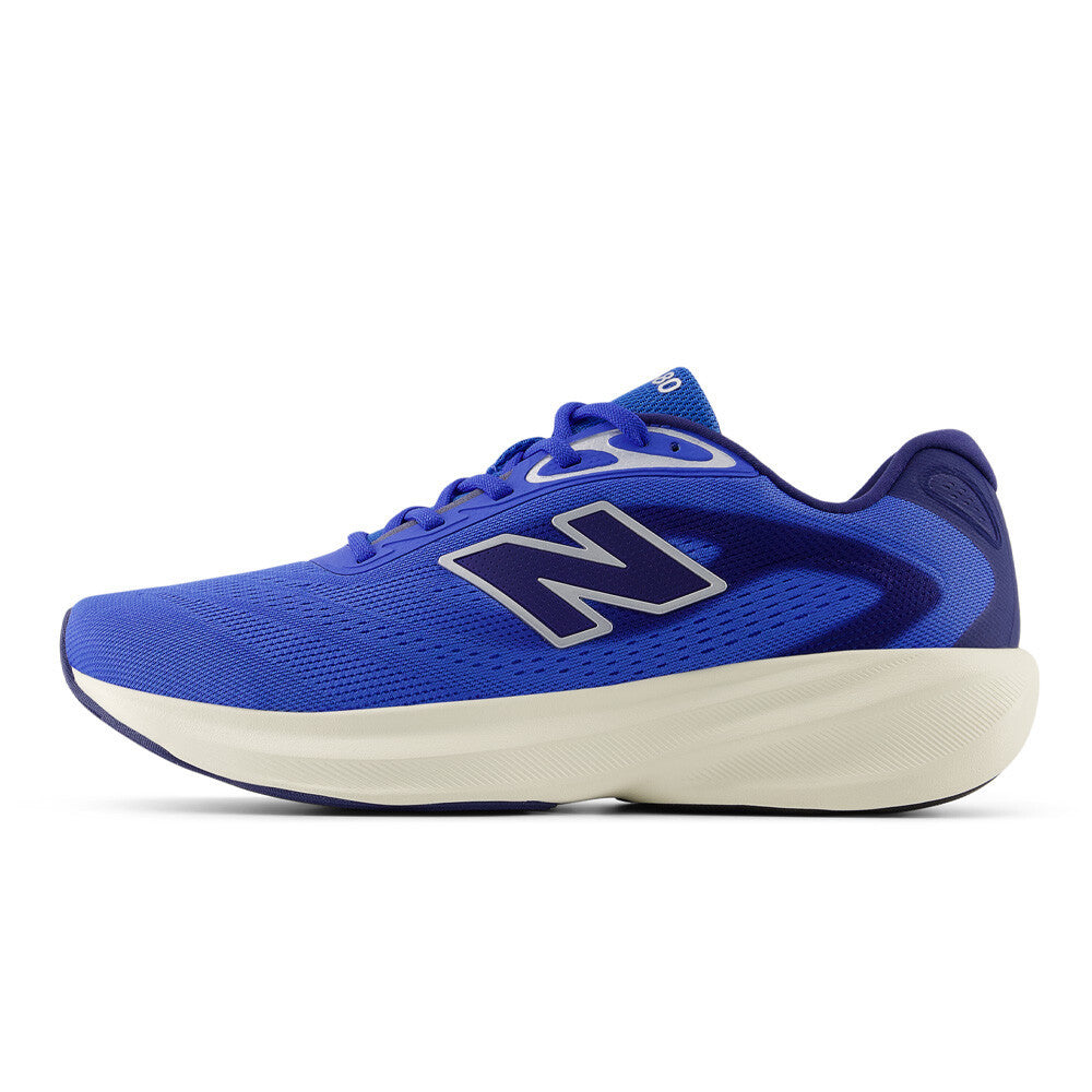 New Balance Fresh Foam 680v9 Men's Running Shoes (2E Width) - Blue Bird/Faded Black/Silver Metallic