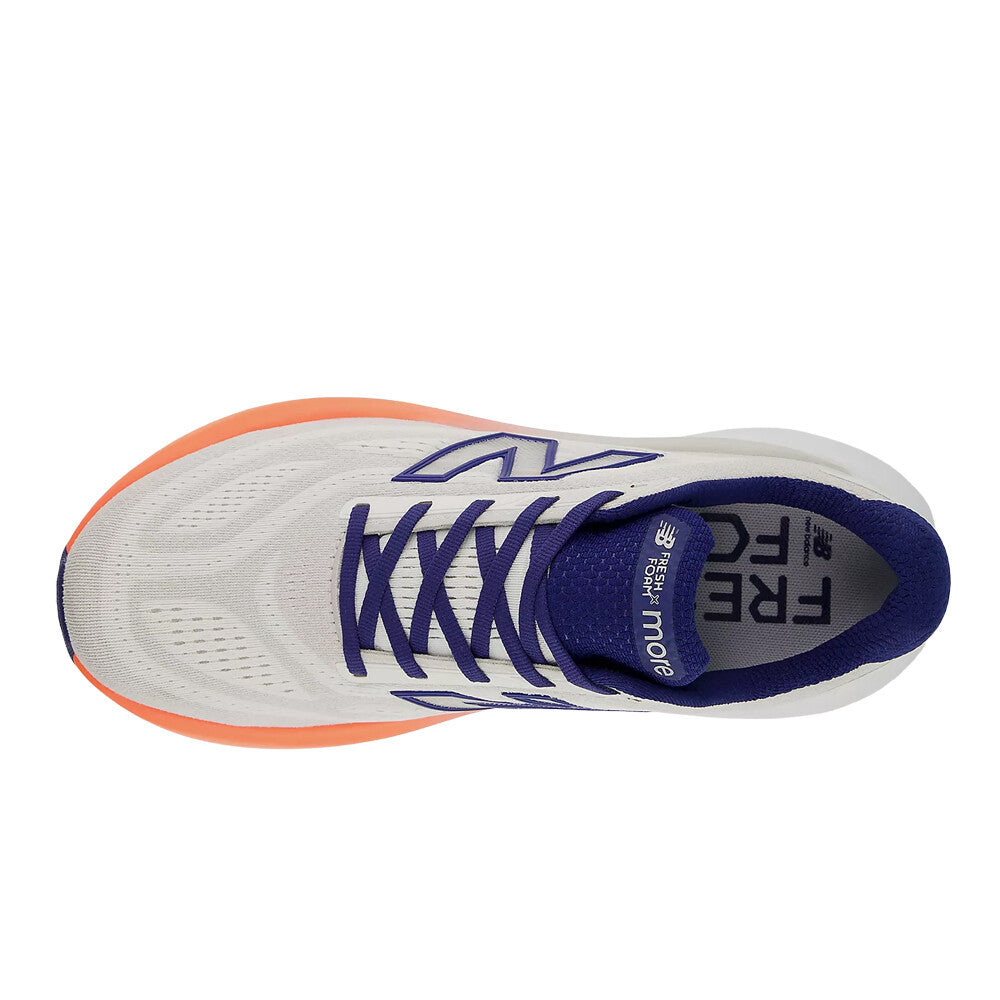 New Balance Fresh Foam X More v6 Men's Running Shoes - Reflection/Blue Oyster/Orange Heat