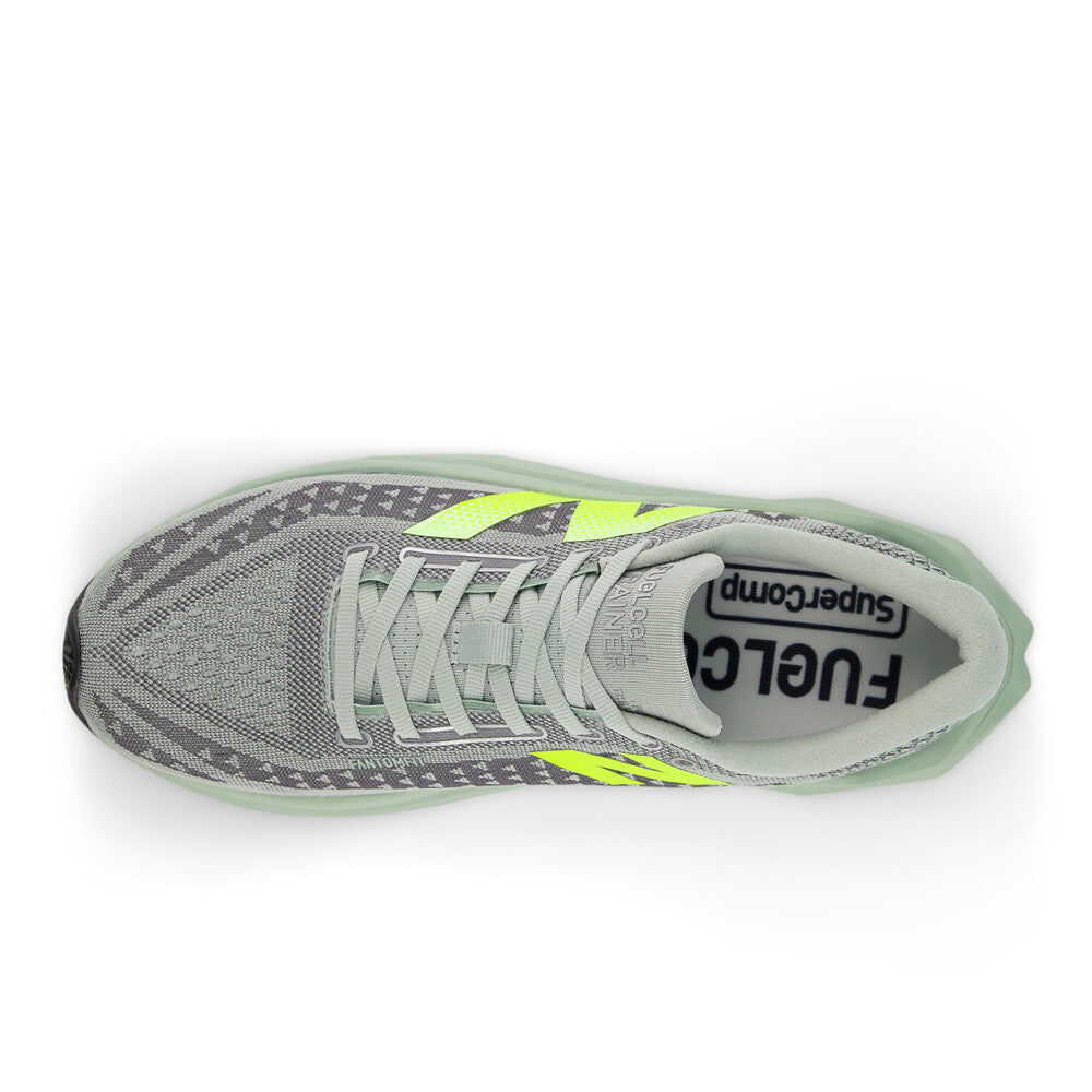 New Balance FuelCell SuperComp Trainer v3 Men's Running Shoes - Mosaic Green/Lone Star Grey