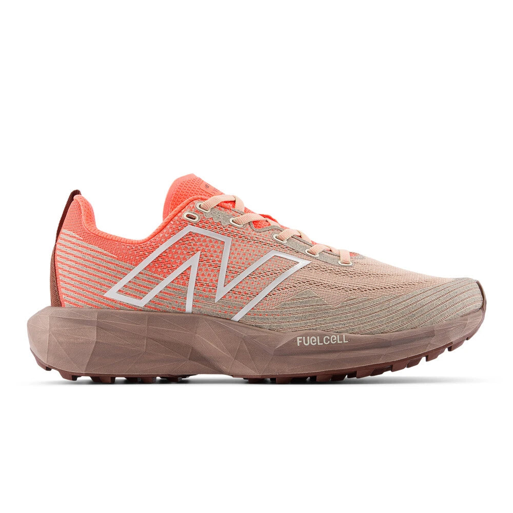 New Balance FuelCell Venym Men's Trail Running Shoes - Urgent Red/Flat Taupe/Silver Metallic