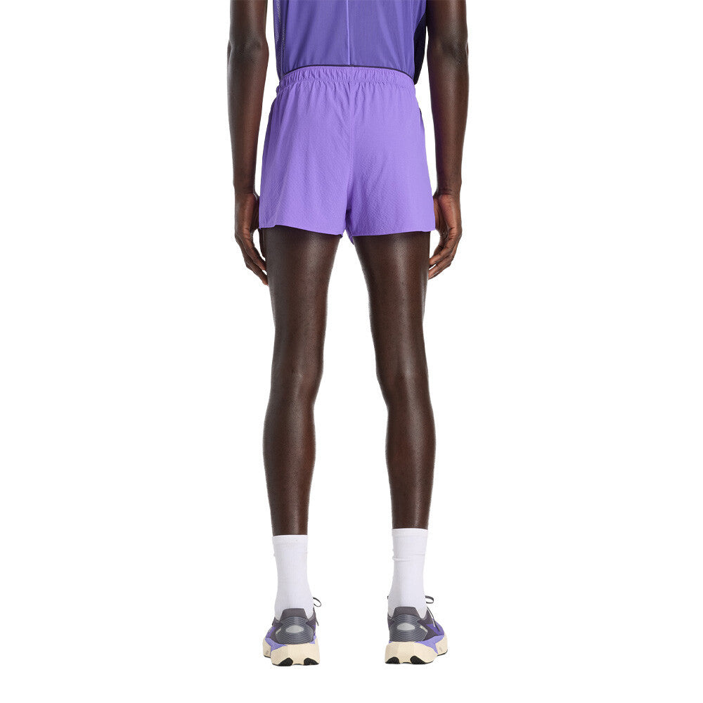 New Balance RC Ultra Light 3 Inch Printed Men's Running Shorts - Electric Purple/Slate Grey