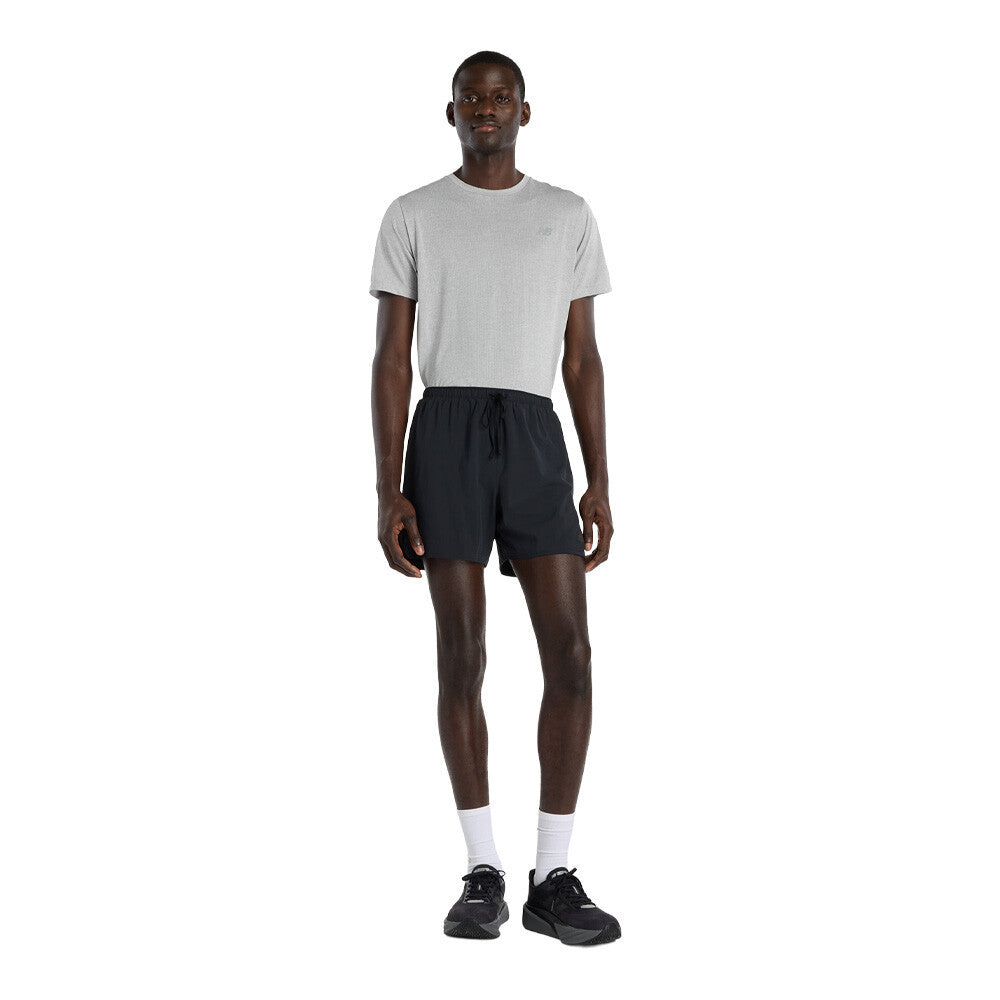 New Balance RC Essential 5 Inch Men's Running Shorts - Black/Slate Grey