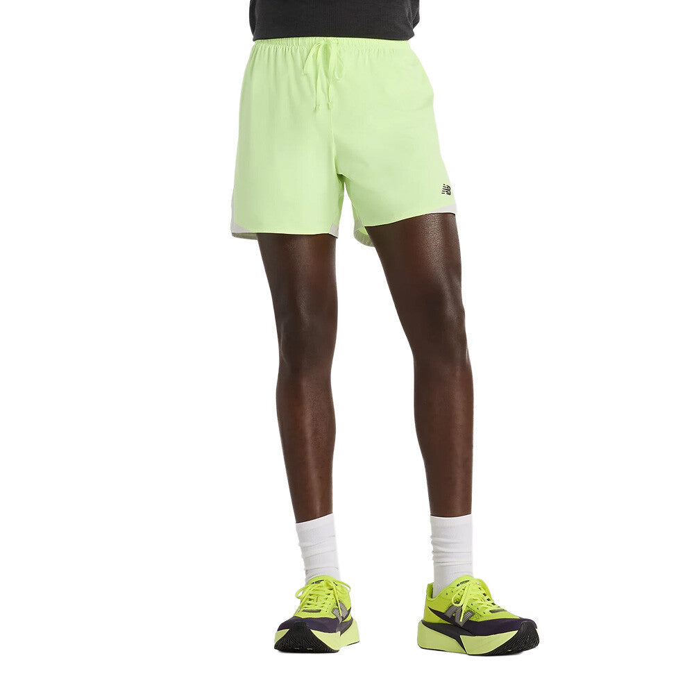 New Balance RC Essential 5 Inch Men's Running Shorts - Afterglow/Slate Grey