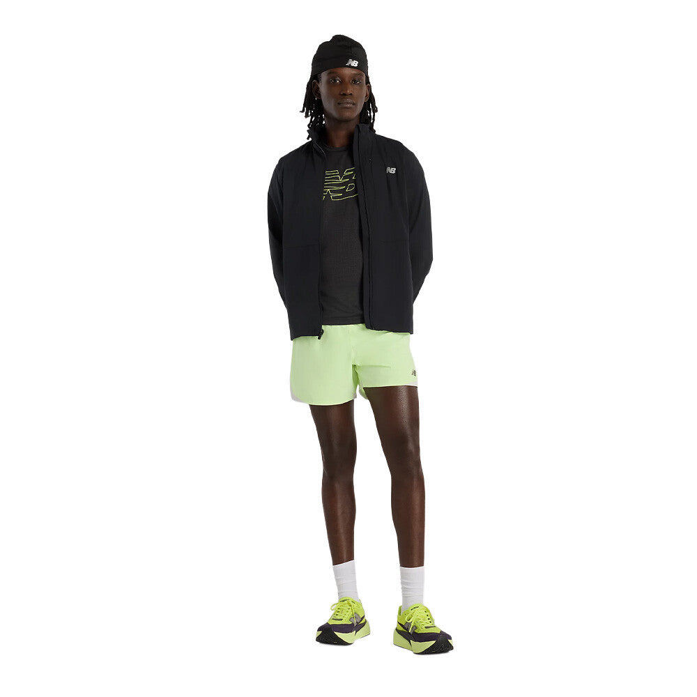 New Balance RC Essential 5 Inch Men's Running Shorts - Afterglow/Slate Grey