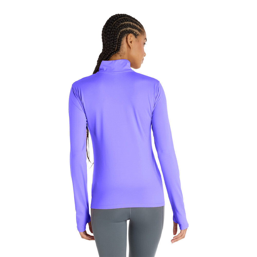 New Balance Sport Essentials Space Dye Quarter Zip Women's Half Zip Top - Electric Purple