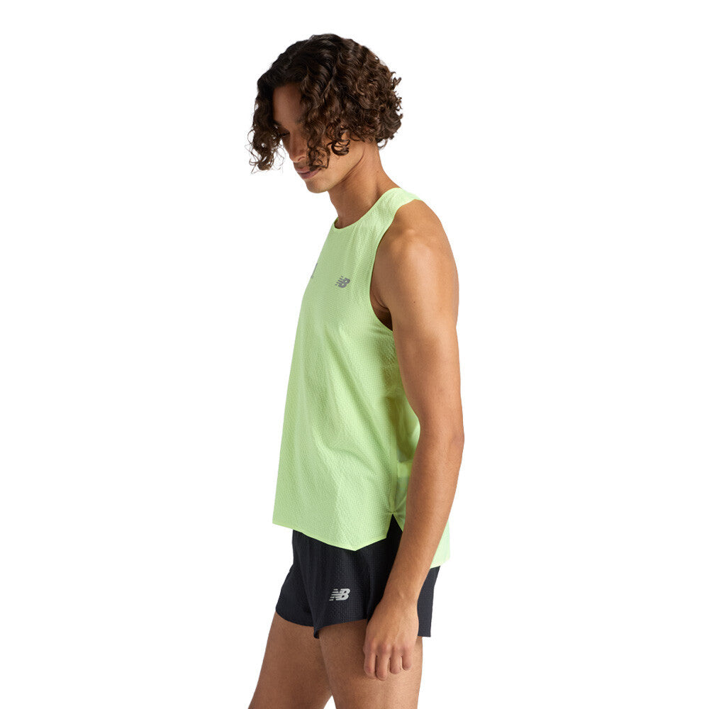 New Balance London Edition Race Day Ultra Light Men's Vest - Afterglow