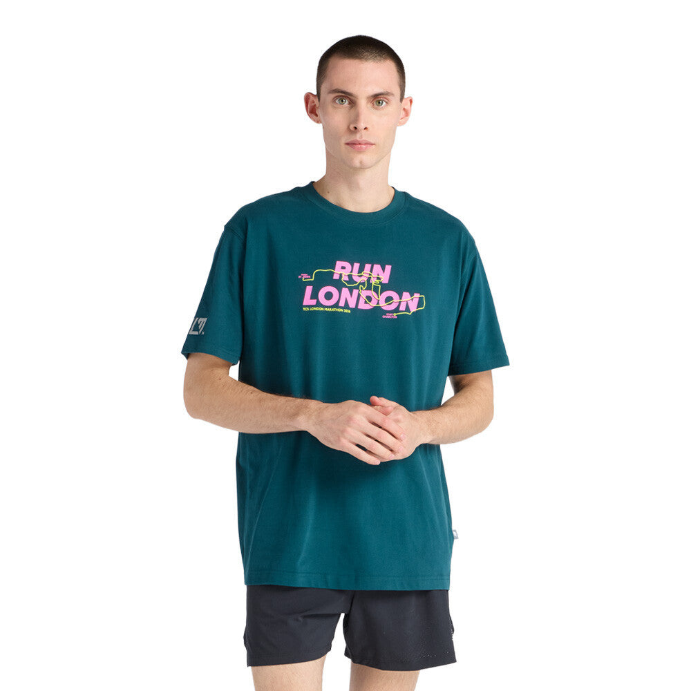 New Balance London Edition Graphic Men's T-Shirt - Medusa Green