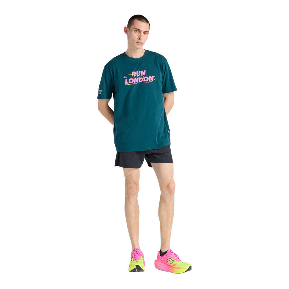 New Balance London Edition Graphic Men's T-Shirt - Medusa Green
