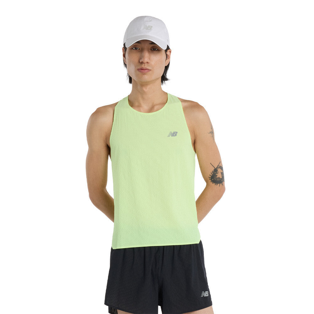 New Balance Race Day Ultra Light Men's Vest - Afterglow/Slate Grey