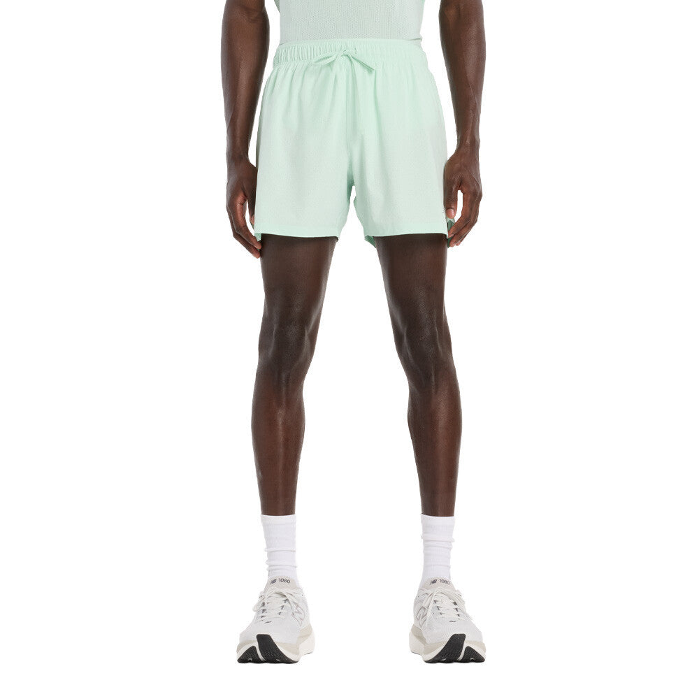 New Balance RC Seamless 5 Inch Men's Running Shorts - Cosmic Jade/Slate Grey