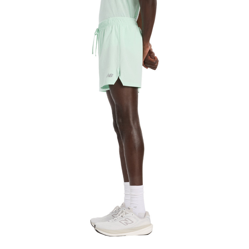 New Balance RC Seamless 5 Inch Men's Running Shorts - Cosmic Jade/Slate Grey