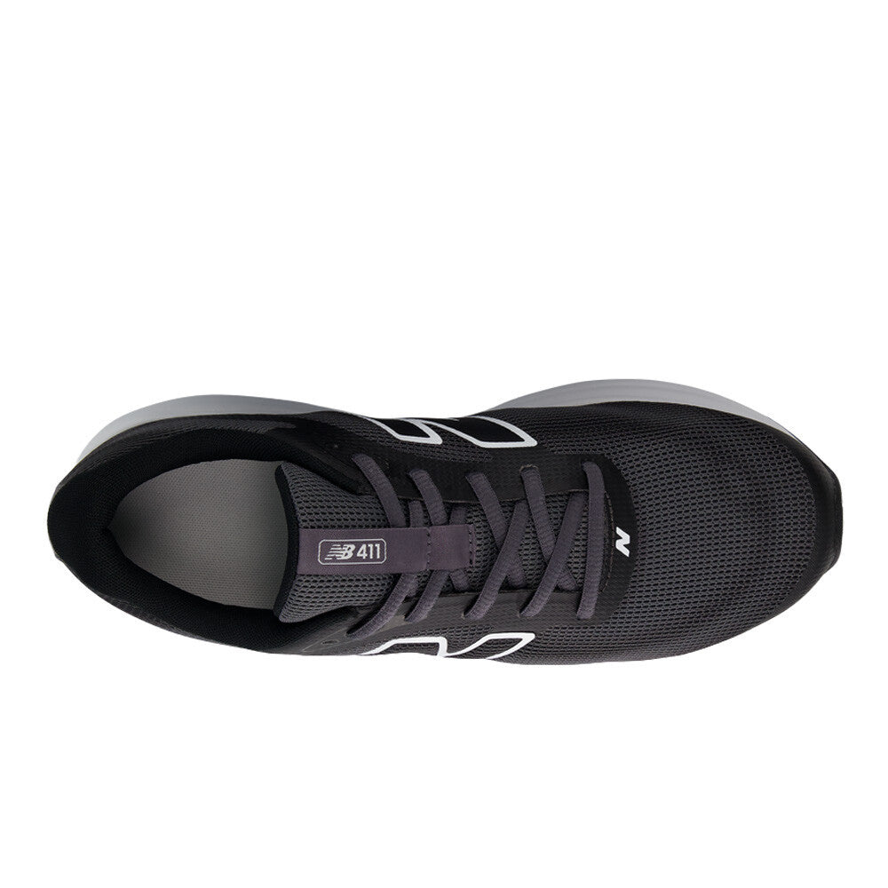 New Balance 411v4 Men's Running Shoes (2E Width) - Black/White