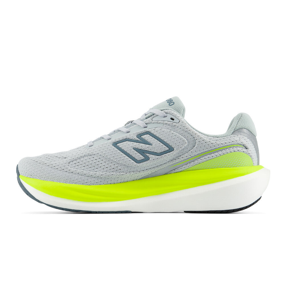 New Balance 1080v15 Men's Running Shoes (2E Width) - Light Zinc Blue/Alkaline Green
