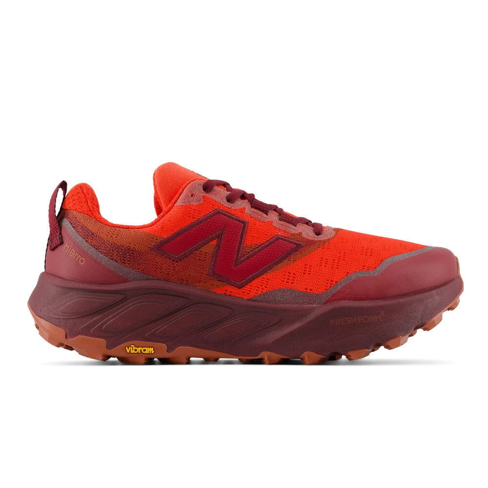New Balance Fresh Foam X Hierro v9 Men's Trail Running Shoes (2E Width) - Neo Flame/Mulled Wine