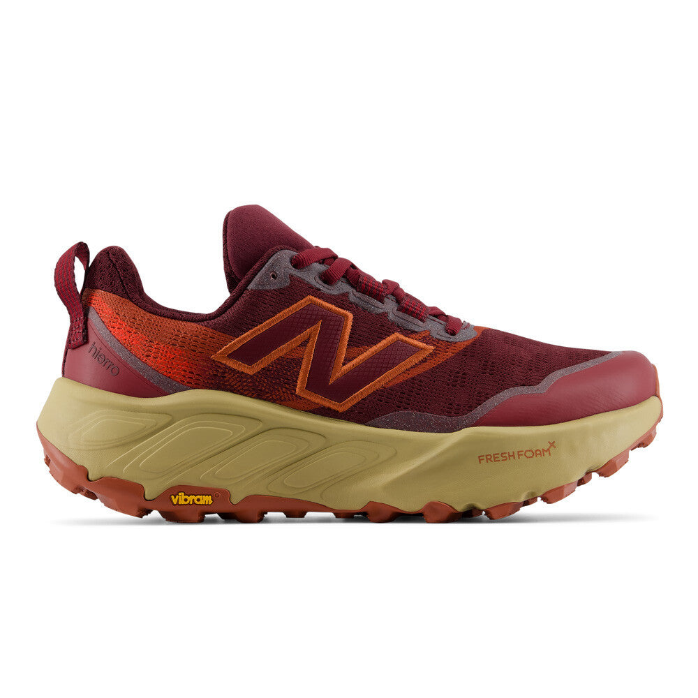 New Balance Fresh Foam X Hierro v9 Women's Trail Running Shoes (D Width) - Mulled Wine/Neo Flame