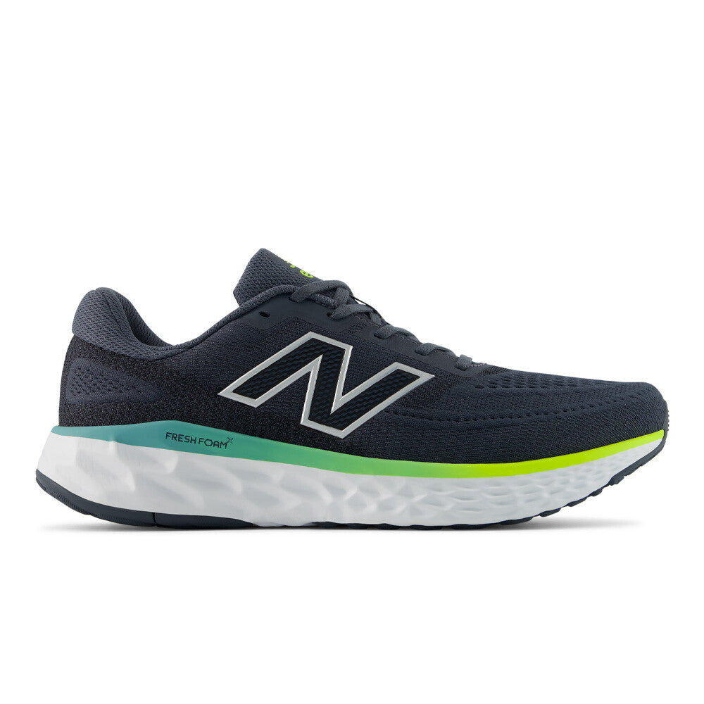 New Balance Fresh Foam X EVOZ v4 Men's Running Shoes - Graphite/Alkaline Green