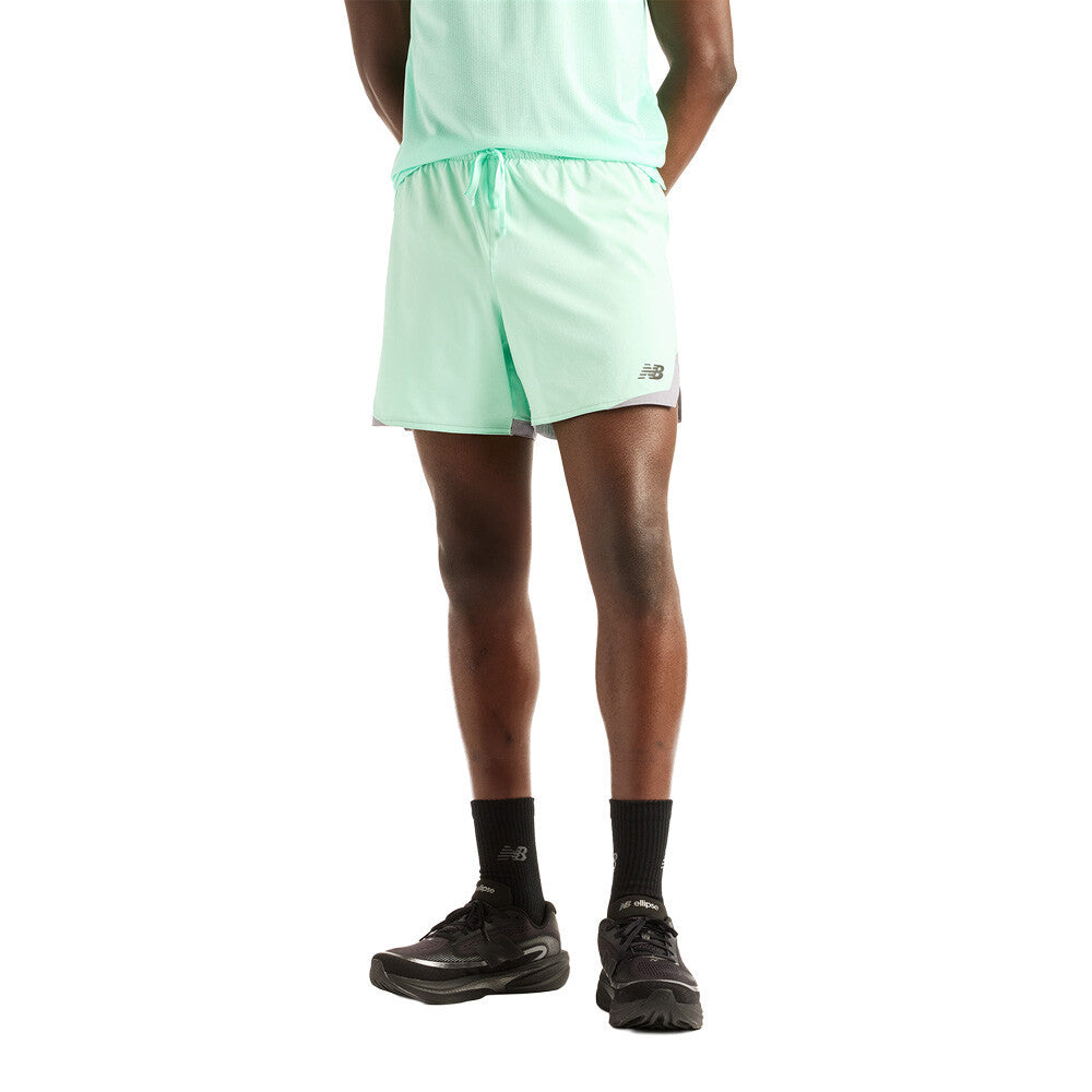 New Balance RC Essential 5 Inch Men's Running Shorts - Green