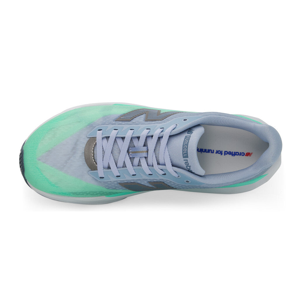 New Balance FuelCell Rebel v5 Men's Running Shoes - Light Arctic Grey/Bright Mint