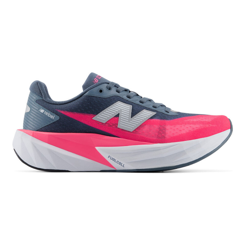 New Balance FuelCell Rebel v5 Women's Running Shoes - Shadow Blue/Pink Heat