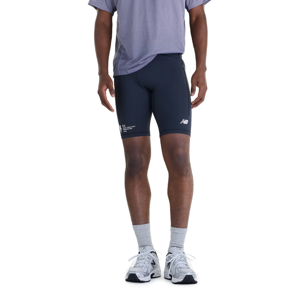New Balance TCS NYC Marathon RC Pocket 9 Inch Tight Men's Shorts - Black