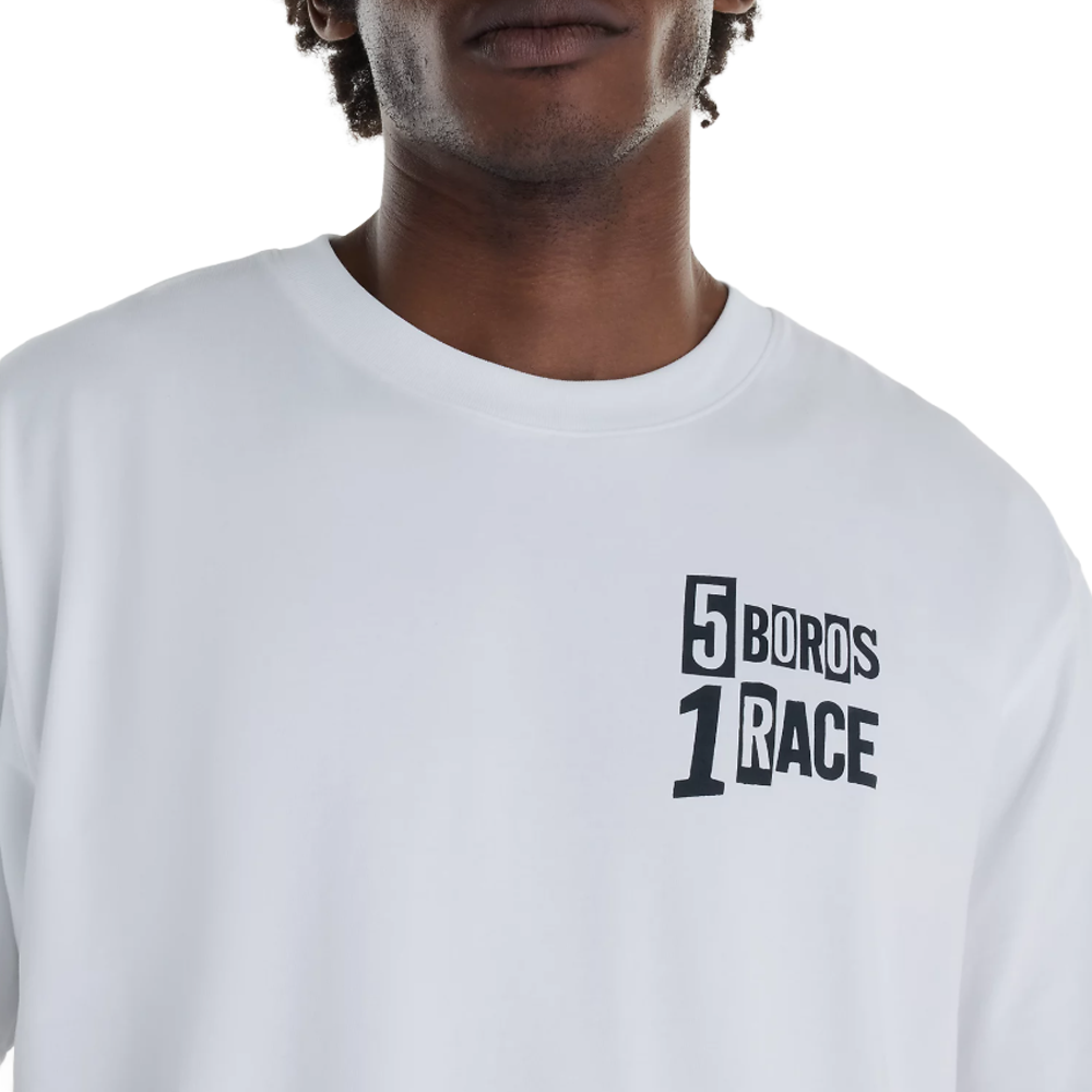 New Balance TCS NYC Marathon Men's T-Shirt - White