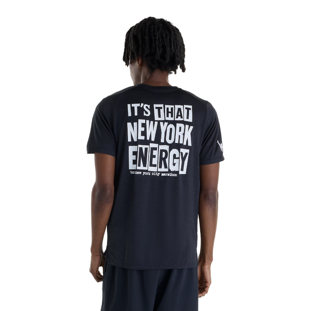 New Balance TCS NYC Marathon RC Essential Men's T-Shirt - Black