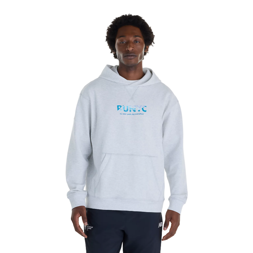 New Balance TCS NYC Marathon Athletics Men's Hoodie - Ash Heather