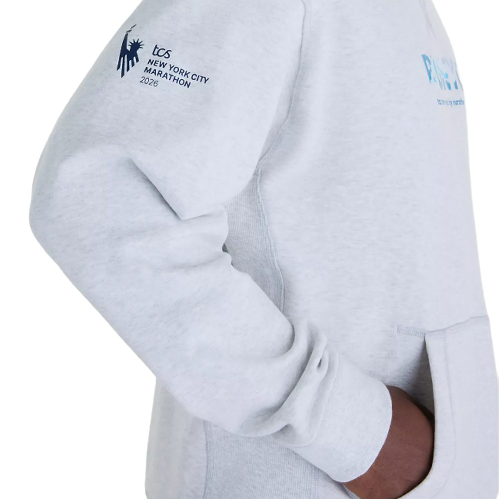 New Balance TCS NYC Marathon Athletics Men's Hoodie - Ash Heather