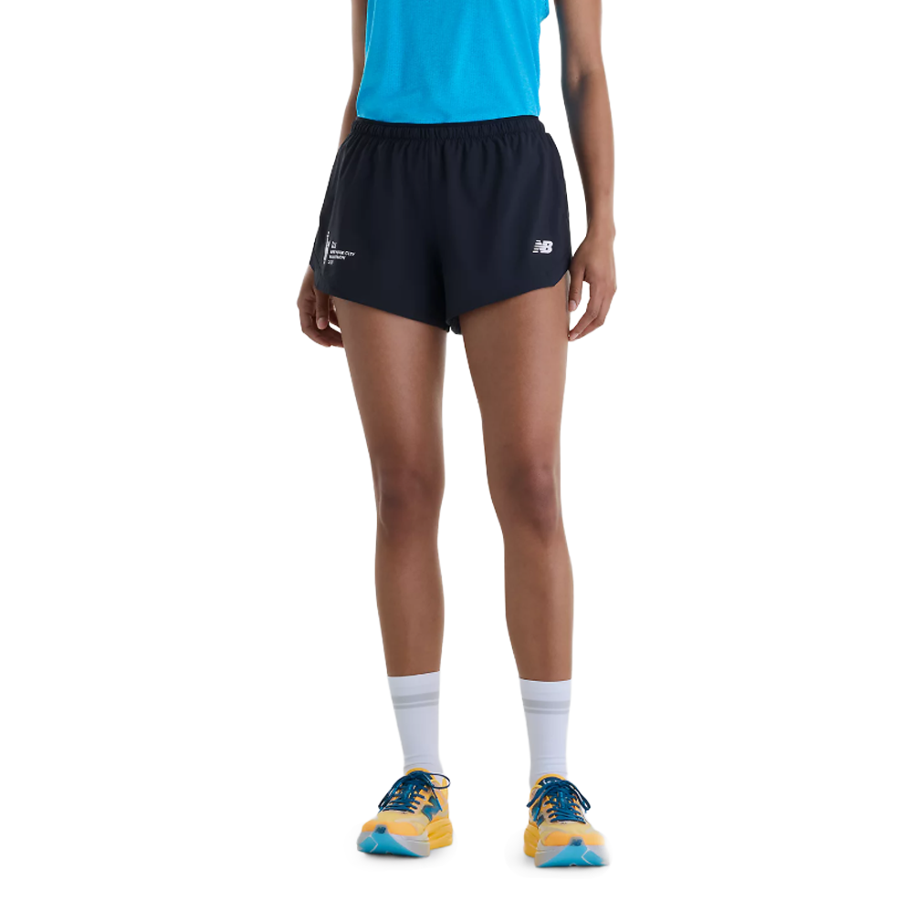 New Balance TCS NYC Marathon RC Essential 3 Inch Women's Running Shorts - Black