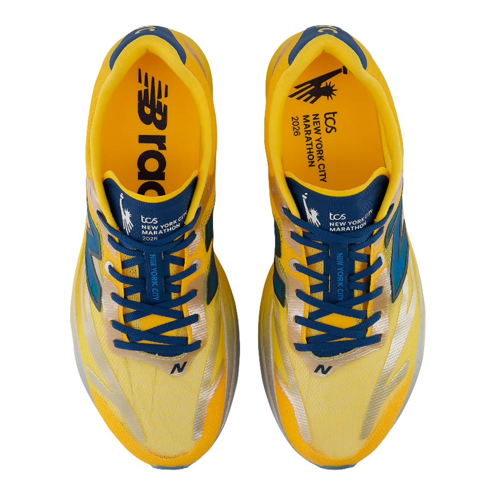 New Balance TCS NYC Marathon SuperComp Elite v6 Men's Running Shoes - Satsuma Orange/Streamsong
