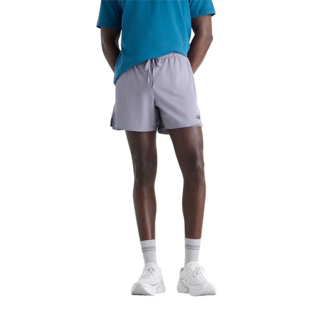 New Balance RC Essential 5 Inch Men's Running Shorts - Purple