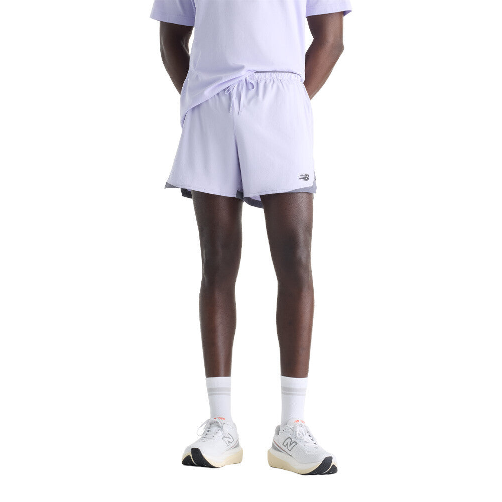 New Balance RC Essential 5 Inch Men's Running Shorts - Violet