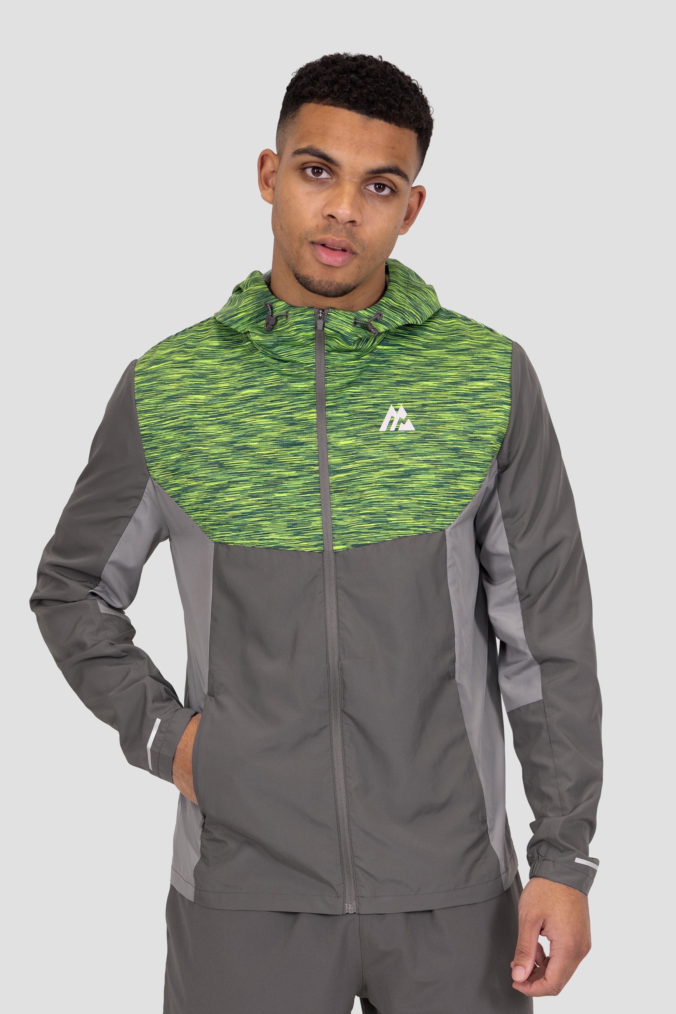 Montirex Trail Windbreaker – Grey, Green, Black