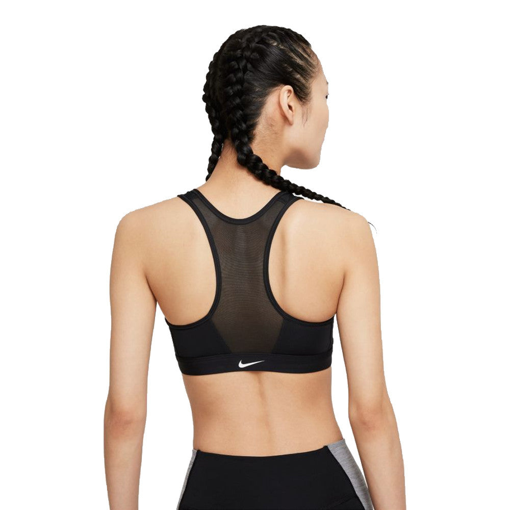 Nike Dri-FIT Swoosh Medium-Support Zip-Front Women's Sports Bra - As Shown