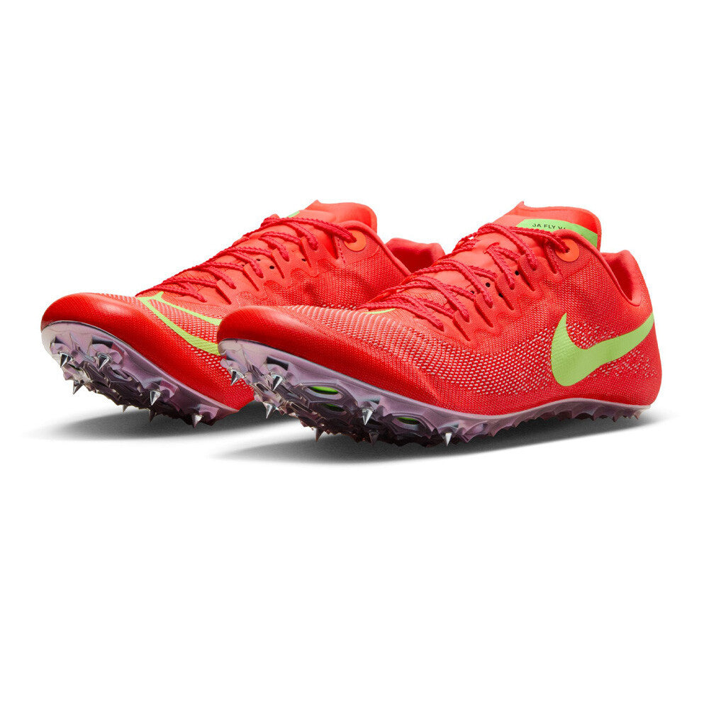 Nike Ja Fly 4 Men's Track Spikes - Bright Crimson/Washed Coral/Hyper Orange