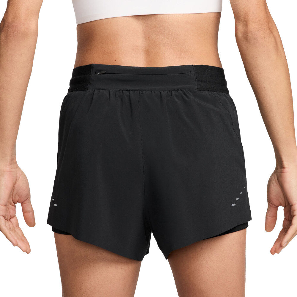 Nike Dri-FIT Swift Women's Shorts - Black/Reflective Silver