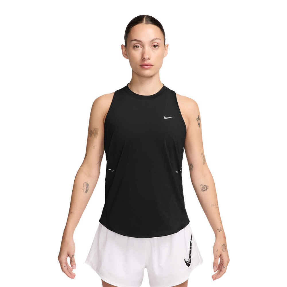 Nike Dri-FIT Swift Women's Running T-Shirt - Black/Reflective Silver