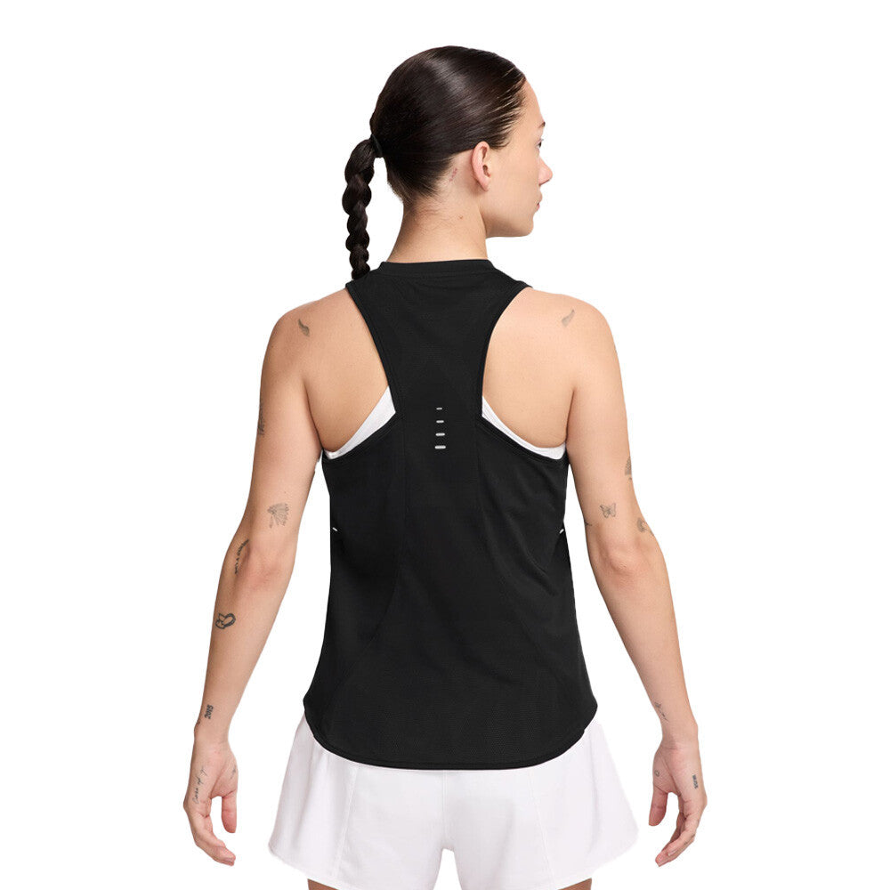 Nike Dri-FIT Swift Women's Running T-Shirt - Black/Reflective Silver