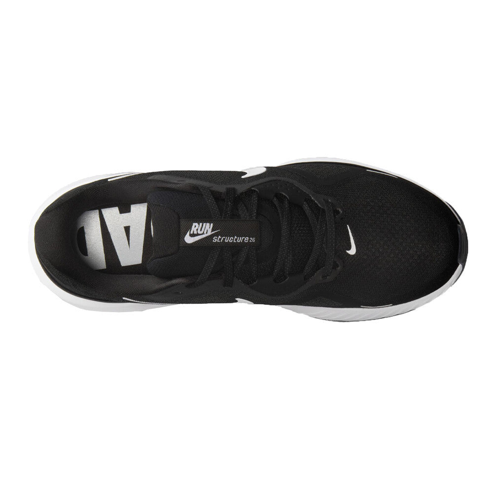 Nike Structure 26 Men's Running Shoes - Black/White/Cool Grey